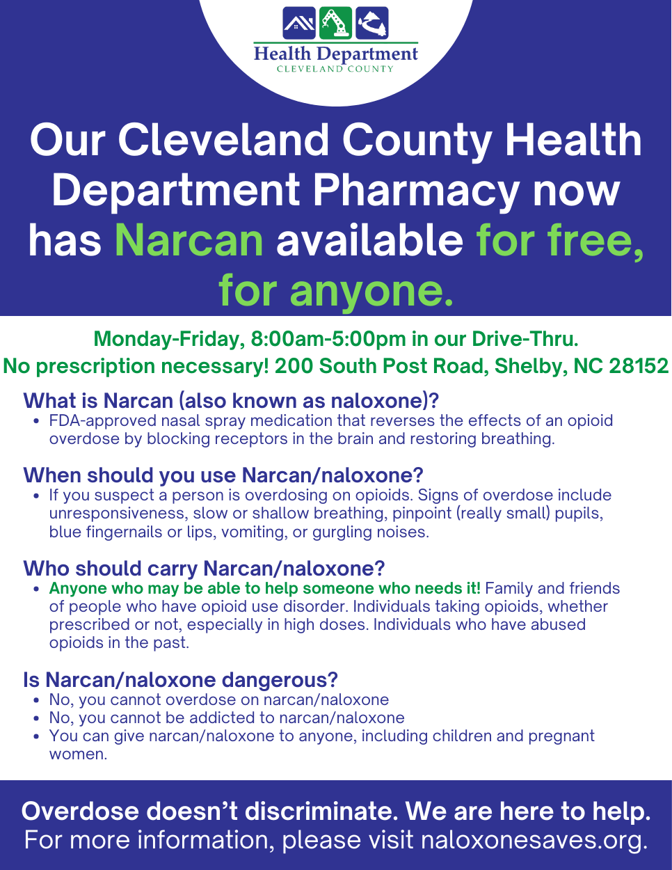 Pharmacy Narcan Flyer waddress